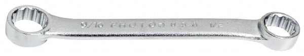 Proto - 7/16 x 1/2", 12 Point, Satin Finish, Double End, Box Wrench - All Tool & Supply