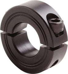 Climax Metal Products - 23mm Bore, Steel, Two Piece Clamp Collar - 1-7/8" Outside Diam - All Tool & Supply