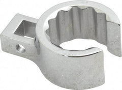 Proto - 15/16" 12 Point 3/8" Drive Chrome Flare Nut Crowfoot Wrench - 1-3/8" Head Diam x 3/4" Head Thickness, 1-1/2" OAL - All Tool & Supply