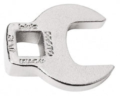 Proto - 2-15/16" 3/8" Drive Chrome Open End Crowfoot Wrench - 5.15" Head Diam x 1/2" Head Thickness - All Tool & Supply