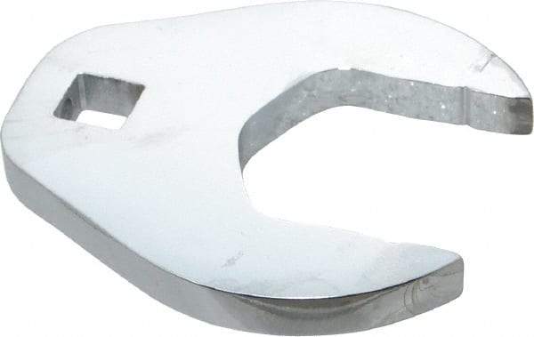 Proto - 1-5/8" 1/2" Drive Full Polish Chrome Open End Crowfoot Wrench - 3-7/32" Head Diam x 1/2" Head Thickness, 3-15/64" OAL - All Tool & Supply