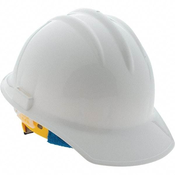 BULLARD - Hard Hat - 6PT WHITE CLASSIC CAP STYLE RATCHET - All Tool & Supply