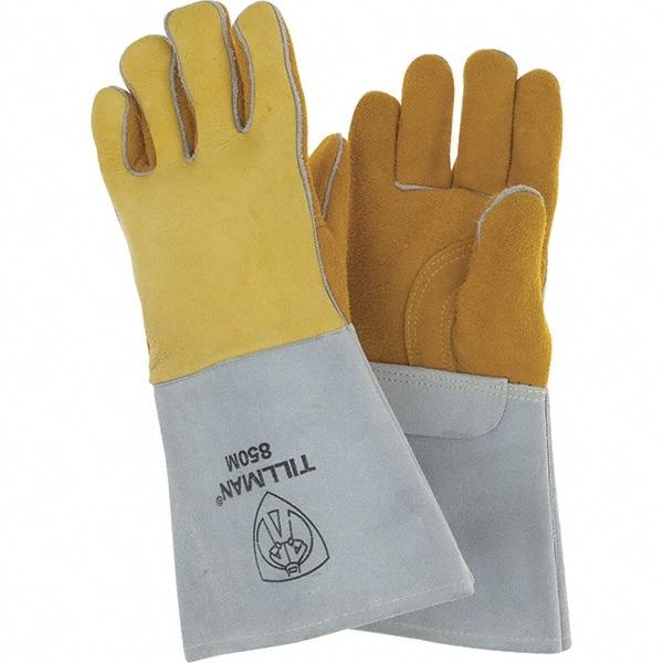 TILLMAN - Welder's & Heat Protective Gloves - MP MED TOPGR GOLDN ELSKIN WLDR GLOVES JT - All Tool & Supply