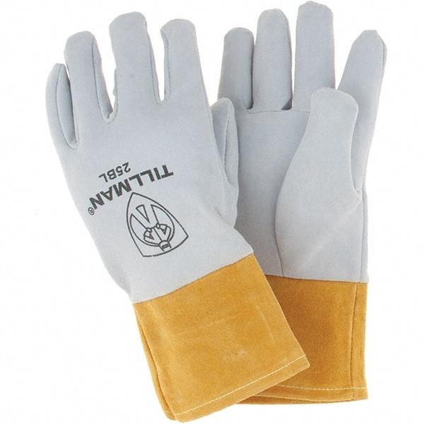 TILLMAN - Welder's & Heat Protective Gloves - MP(L) DEER SKIN SPLIT TIG 4" CUFF GLOVES - All Tool & Supply