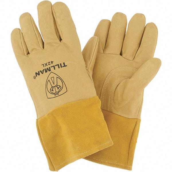 TILLMAN - Welder's & Heat Protective Gloves - MP(XL)TOP GRAIN PIGSKIN,4" CUFF GLOVES - All Tool & Supply