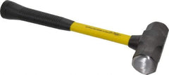 NUPLA - 3 Lb Head, 14" Long Sledge Hammer - Steel Head, 4-3/4" Long Head, Fiberglass Handle - All Tool & Supply