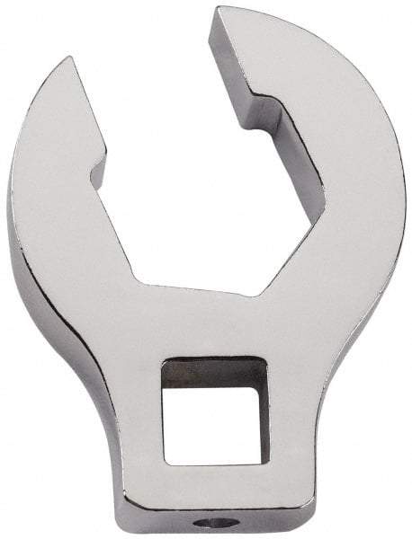 Proto - 9mm 6 Point 3/8" Drive Chrome Flare Nut Crowfoot Wrench - 29/32" Head Diam x 1/4" Head Thickness, 1-5/16" OAL - All Tool & Supply