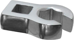 Proto - 12mm 6 Point 3/8" Drive Chrome Flare Nut Crowfoot Wrench - 1-3/32" Head Diam x 1/4" Head Thickness, 1-1/2" OAL - All Tool & Supply