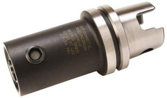 Kennametal - KM80ATC Outside Modular Connection, KM63 Inside Modular Connection, KM80 to KM63 Reducing Adapter - 80.01mm Projection, 62.99mm Nose Diam, 125.02mm OAL, Through Coolant - Exact Industrial Supply