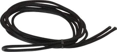 Techflex - Black Braided Cable Sleeve - 10' Coil Length, -103 to 257°F - All Tool & Supply