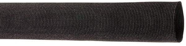 Techflex - 1.13" ID Black Woven Sleeving for Hoses - 50' Long, -50 to 248°F - All Tool & Supply