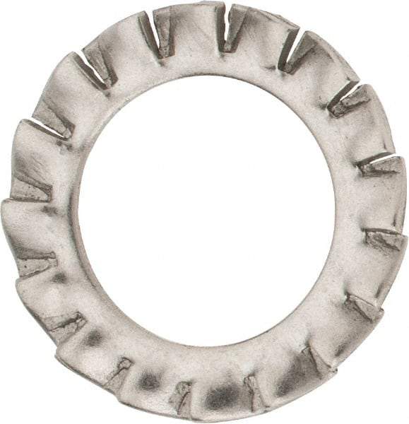 Value Collection - M12 Screw, 13mm ID, Stainless Steel External Tooth Lock Washer - 20.5mm OD, Uncoated, Grade 316 & Austenitic A4 - All Tool & Supply