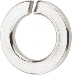 Value Collection - M10, 10.2mm ID, 18.1mm OD, 2.2mm Thick Split Lock Washer - 316 Austenitic Grade A4 Stainless Steel, Uncoated, 10.2mm Min ID, 10.7mm Max ID, 18.1mm Max OD - All Tool & Supply