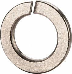 Value Collection - M16, 16.2mm ID, 27.4mm OD, 3.5mm Thick Split Lock Washer - 316 Austenitic Grade A4 Stainless Steel, Uncoated, 16.2mm Min ID, 17mm Max ID, 27.4mm Max OD - All Tool & Supply