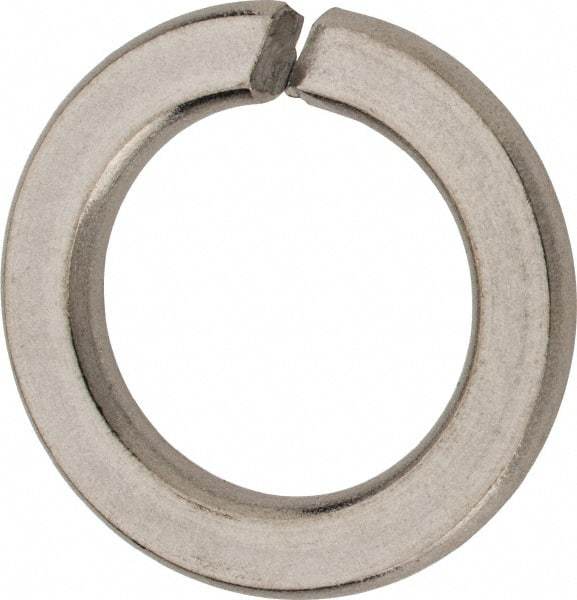 Value Collection - M18, 18.2mm ID, 29.4mm OD, 3.5mm Thick Split Lock Washer - 316 Austenitic Grade A4 Stainless Steel, Uncoated, 18.2mm Min ID, 19mm Max ID, 29.4mm Max OD - All Tool & Supply