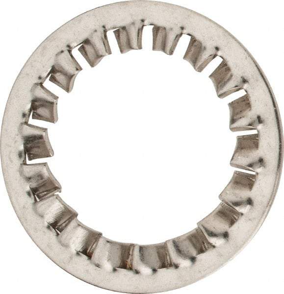 Value Collection - M30 Screw, 31mm ID, Stainless Steel Internal Tooth Lock Washer - 48mm OD, Uncoated, Grade 316 & Austenitic A4 - All Tool & Supply