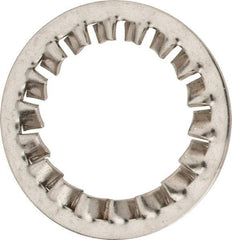 Value Collection - M30 Screw, 31mm ID, Stainless Steel Internal Tooth Lock Washer - 48mm OD, Uncoated, Grade 316 & Austenitic A4 - All Tool & Supply