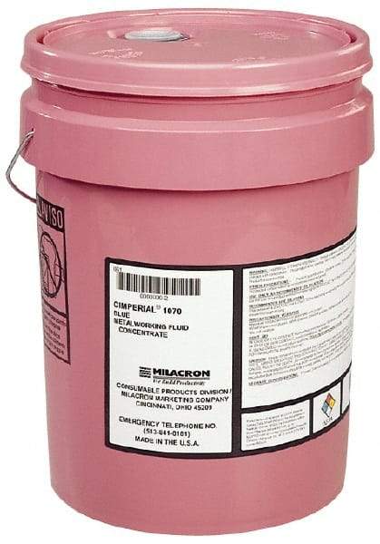 Cimcool - Cimperial 1060CF, 5 Gal Pail Cutting & Grinding Fluid - Water Soluble, For Drilling, Form Tapping, Reaming, Sawing - All Tool & Supply