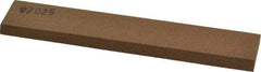 Made in USA - 6" Long x 1" Wide x 1/4" Thick, Aluminum Oxide Sharpening Stone - Rectangle, Medium Grade - All Tool & Supply