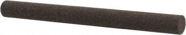 Made in USA - 4" Long x 3/8" Diam x 3/8" Thick, Aluminum Oxide Sharpening Stone - Round, Coarse Grade - All Tool & Supply