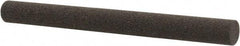 Made in USA - 4" Long x 3/8" Diam x 3/8" Thick, Aluminum Oxide Sharpening Stone - Round, Coarse Grade - All Tool & Supply