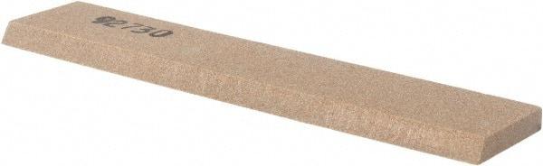 Made in USA - 5" Long x 1" Wide x 3/16" Thick, Aluminum Oxide Sharpening Stone - Rectangle, Medium Grade - All Tool & Supply