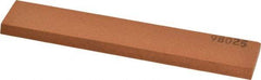 Made in USA - 5" Long x 1" Wide x 3/16" Thick, Aluminum Oxide Sharpening Stone - Rectangle, Fine Grade - All Tool & Supply