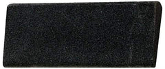 Made in USA - 4-1/2" Long x 1-3/4" Diam x 3/8" Thick, Aluminum Oxide Sharpening Stone - Round, Coarse Grade - All Tool & Supply