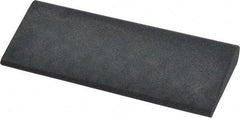 Made in USA - 4-1/2" Long x 1-3/4" Diam x 1/2" Thick, Silicon Carbide Sharpening Stone - Round, Medium Grade - All Tool & Supply