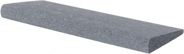 Made in USA - 4-1/2" Long x 1-3/4" Diam x 3/8" Thick, Silicon Carbide Sharpening Stone - Round, Medium Grade - All Tool & Supply