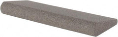 Made in USA - 4-1/2" Long x 1-3/4" Diam x 1/2" Thick, Aluminum Oxide Sharpening Stone - Round, Coarse Grade - All Tool & Supply