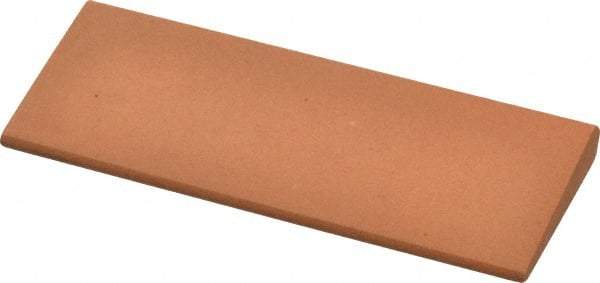 Made in USA - 4-1/2" Long x 1-3/4" Diam x 3/8" Thick, Aluminum Oxide Sharpening Stone - Round, Fine Grade - All Tool & Supply