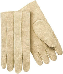 Steiner - Size Universal Wool Lined Fiberglass Heat Resistant Glove - 14" OAL, Slip-On Cuff - All Tool & Supply