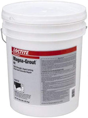 Loctite - 640 Fluid Ounce Container, Gray, Tub Magnesium Phosphate Construction Adhesive - Series Magna-Grout, 15 to 22 min Fixture Time, Indoor, Outdoor - All Tool & Supply