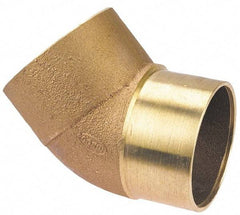 NIBCO - 4" Cast Copper Pipe 45° Street Elbow - FTG x C, Pressure Fitting - All Tool & Supply