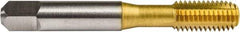 Union Butterfield - M8x1.00 Metric Coarse 6H D9 Thread Limit Bottoming Thread Forming Tap - Powdered Metal High Speed Steel, TiN Finish, 2-23/32" OAL, 11/16" Thread Length, Right Hand Thread, Series 1671 - All Tool & Supply