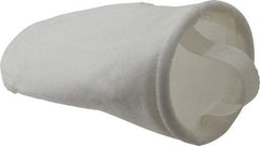 Pentair - 50 Micron, Size 3, 20 GPM Max Flow, High Flow Bag Filter - 4.1 Inch Diameter, 8 Inch Long, 1/2 Sq. Ft. - All Tool & Supply