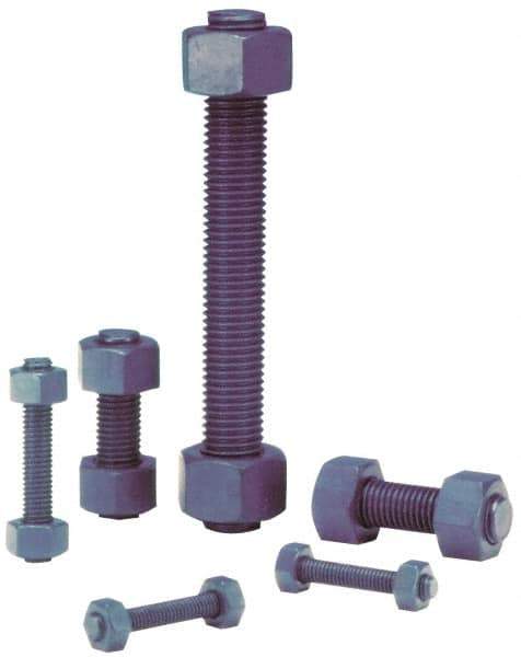 Dan-Loc Bolt & Gasket - 1-8 8-1/2" OAL Fully Threaded Stud - Alloy Steel, Plain Finish - All Tool & Supply