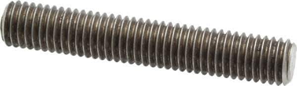 Dan-Loc Bolt & Gasket - 1/2-13 3" OAL Fully Threaded Stud - Stainless Steel, Plain Finish - All Tool & Supply