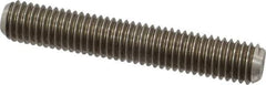 Dan-Loc Bolt & Gasket - 1/2-13 3-1/2" OAL Fully Threaded Stud - Stainless Steel, Plain Finish - All Tool & Supply