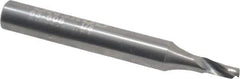 Onsrud - 1/8" Cutting Diam x 1/4" Length of Cut, 1 Flute, Upcut Spiral Router Bit - Uncoated, Right Hand Cut, Solid Carbide, 2" OAL x 1/4" Shank Diam, Single Edge, 22° Helix Angle - All Tool & Supply