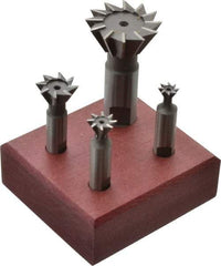 Value Collection - Dovetail Cutter Sets Included Angle: 60 Minimum Cutting Diameter (Inch): 3/8 - All Tool & Supply