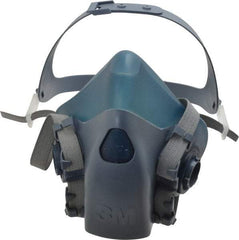 3M - Series 7500, Size L Half Mask Respirator - 4-Point Suspension, Bayonet Connection - All Tool & Supply