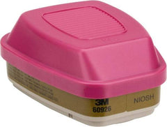 3M - Olive and Magenta P100 Cartridge and Filter Combination - Series 6000, Protects Against Multi Gas - All Tool & Supply