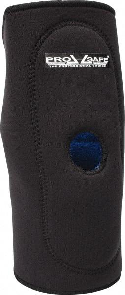 PRO-SAFE - Size M Neoprene Knee Support - 14 to 15 Inch Fit, Slip On Style, Open Knee, Black - All Tool & Supply