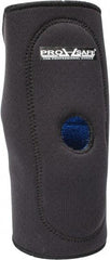 PRO-SAFE - Size S Neoprene Knee Support - 13 to 14 Inch Fit, Slip On Style, Open Knee, Black - All Tool & Supply