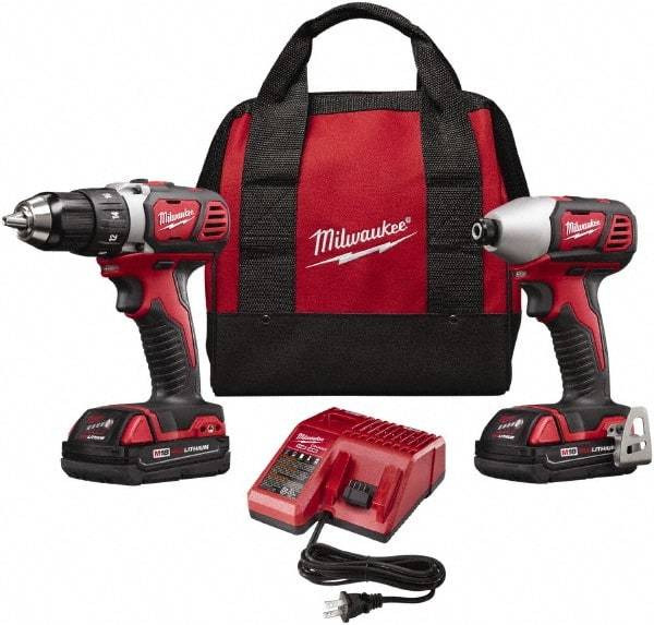 Milwaukee Tool - Cordless Tool Combination Kit - Battery Not Included - All Tool & Supply
