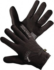 HexArmor - Size L (9), ANSI Cut Lvl A9, Puncture Lvl 4, Spandex/SuperFabric Cut Resistant Gloves - 9.76" Long, SuperFabric Lining, Elastic Cuff, Black, Paired - All Tool & Supply