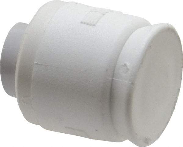 Parker - 1/4" Outside Diam, Polypropylene Push-to-Connect Tube Cap - 150 Max psi, Tan - All Tool & Supply