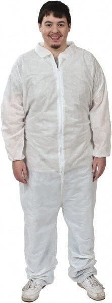 PRO-SAFE - Pack of (25), Size 3XL SMS Chemical Resistant Coveralls - All Tool & Supply